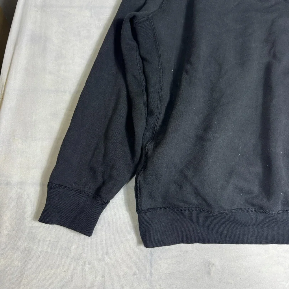 Polo Ralph Lauren Mens Sweatshirt Black Fleece Full Zip Hooded Pony Logo 2XL‎